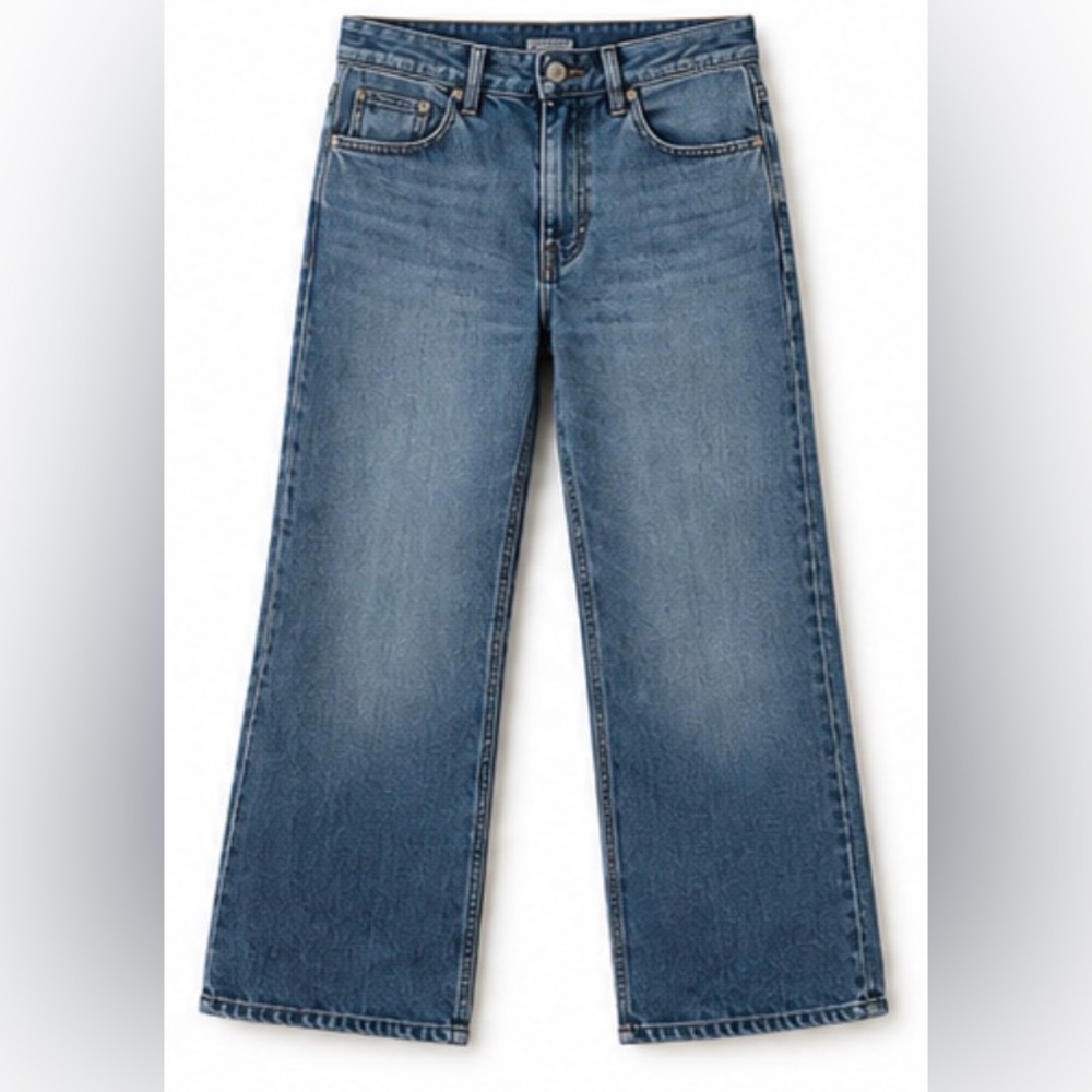 Classic Straight Leg Blue Jeans H&M